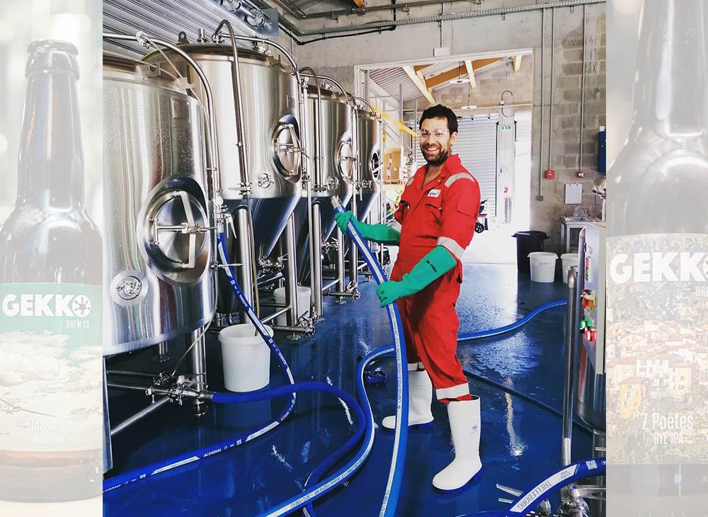 GekkoBeer Brewery in France - 10BBL Craft Brewery Equipment by TIANTAI